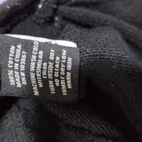 SQUARE ZERO AMAZING BLACK DETAILED SWEAT SHIRT SZ XL - Picture 13 of 15